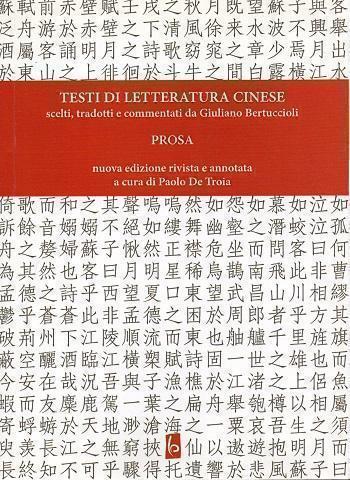 Antologia di prosa antica cinese.