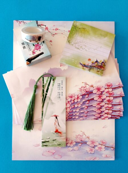 Kit di carta decorata a motivi floreali