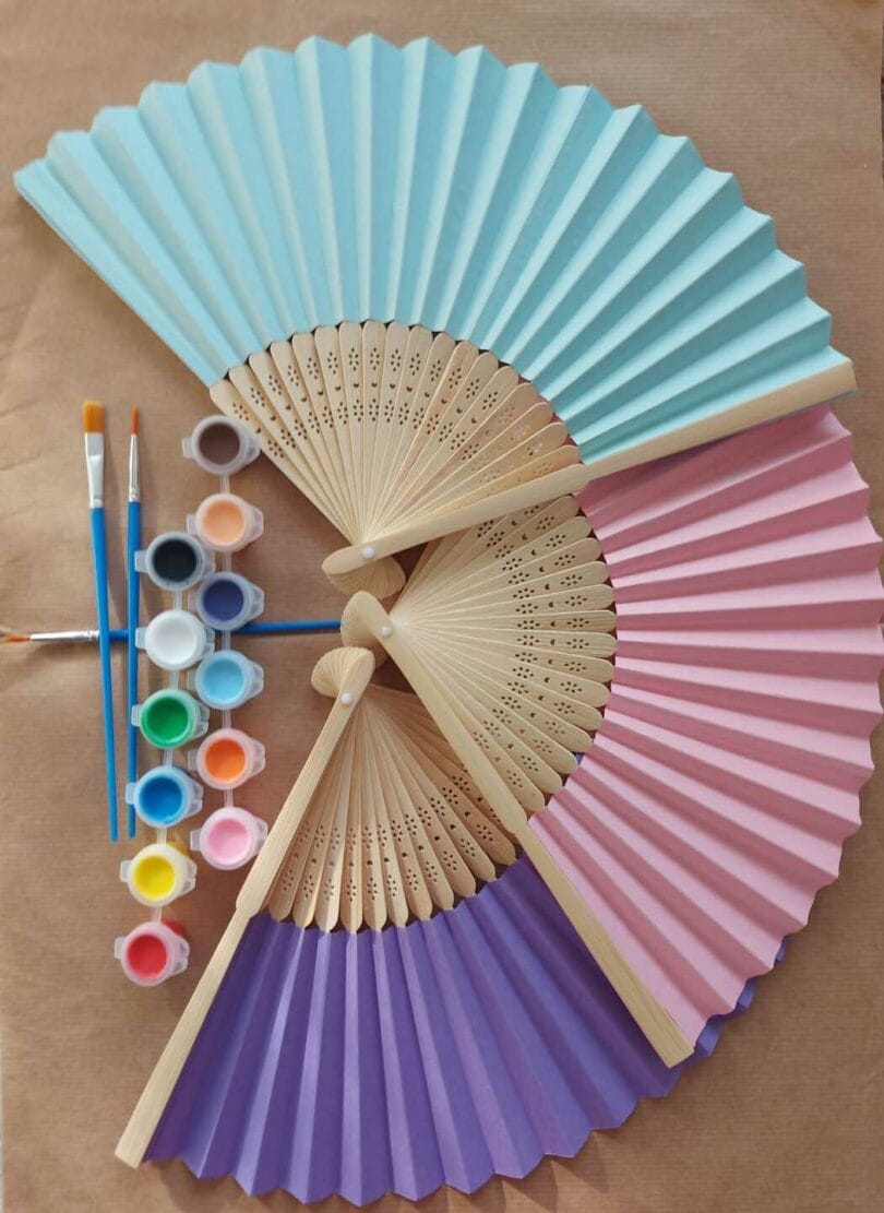 Ventagli da colorare
