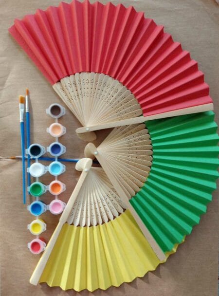 Ventagli da colorare